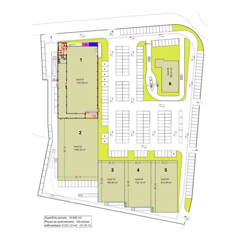 Parque comercial EL PINAR - Grupo Evisa